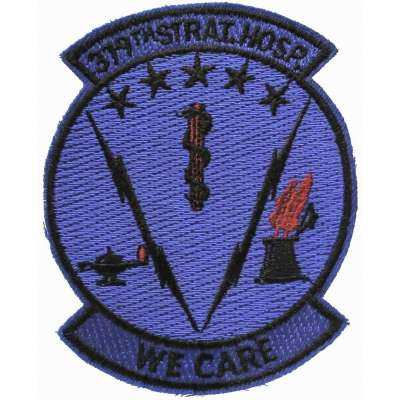 NÁŠIVKA US 2Š 70x90mm 319th STRAT HOSP