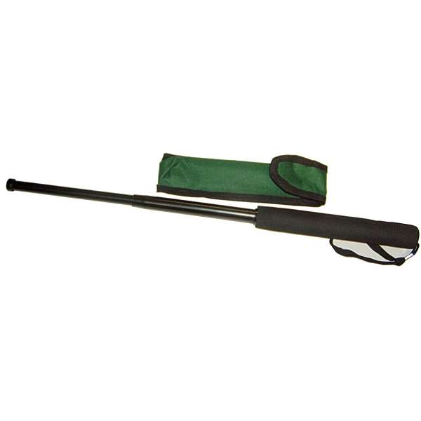 OBUŠEK TELESKOP MALÝ S POUZDREM OLIV 19cm (50cm) ČERNÝ