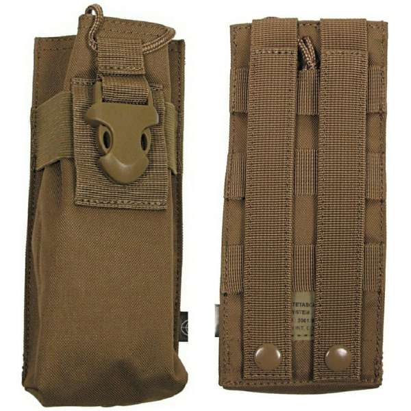 POUZDRO SECURITY NA VYSÍLAČKU MOLLE Modular9x20x5cm COYOTE