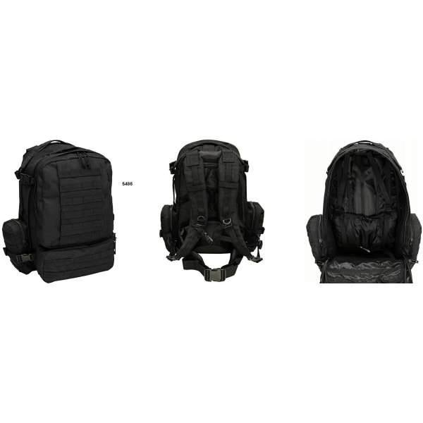 RUKSAK ITAL Tactical modular 45LTR ČERNÝ