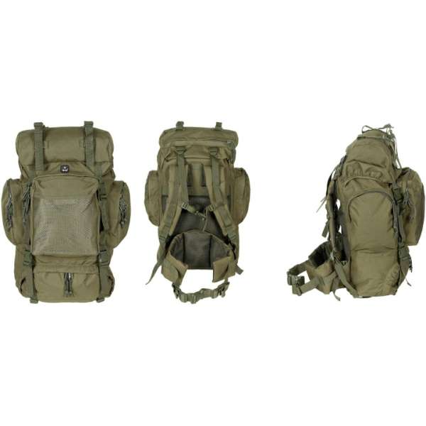 RUKSAK TACTICAL 55LTR 50x60x20cm OLIV