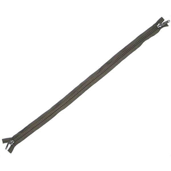 ZIP DVĚ CESTY PVC 90cm OLIV